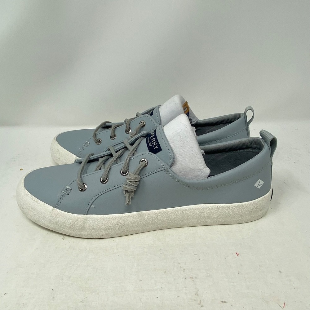 Sperry Crest Vibe Womens Slip-on Sneaker 10 Blue Leather STS82373